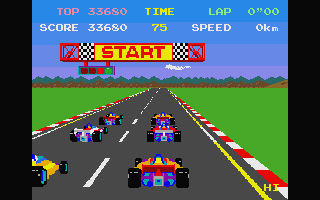 Pole Position atari screenshot